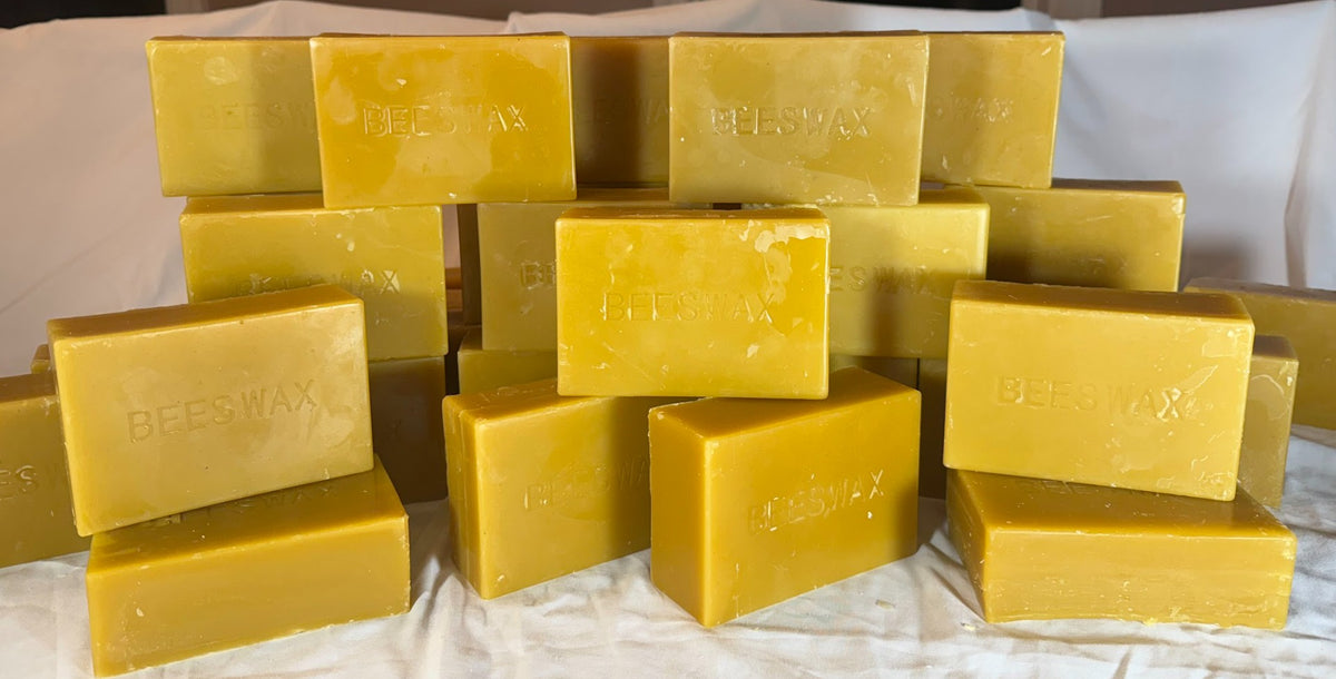 Beeswax: 6 Pounds of Spring Blossom Beeswax Bars  @ $12/lb  (Includes Free Shipping)